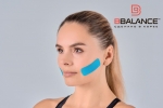 Кинезио тейп для лица BBTape 2,5см x 10 м шелк голубой (FACE PACK ICE)