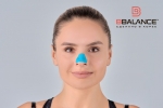 Кинезио тейп для лица BBTape 5см x 5 м шелк голубой (FACE PACK ICE)