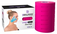 Перфорированный тейп для лица BB LYMPH FACE™ 10 см × 5 м розовый