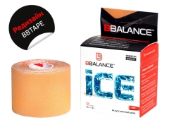 Кинезио тейп BBTape™ ICE 5см x 5м бежевый (искусственный шёлк)
