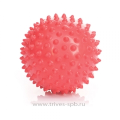 Мяч гимнастический игольчатый (диаметр 15 см) (розовый цвет) М-115